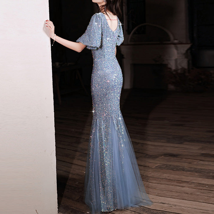 Women's Banquet Sequin Engagement Dress BP2091