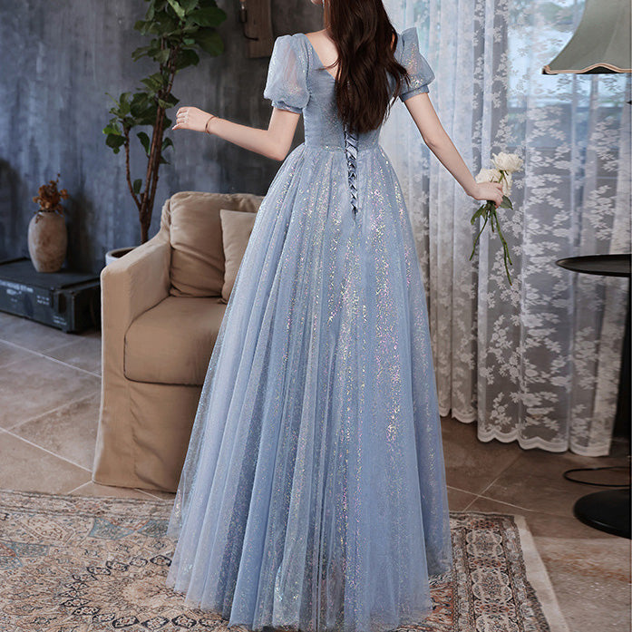 Women Banquet Evening Dress Lady Gauze Maxi Dress for Cocktail Party Dress BP2156