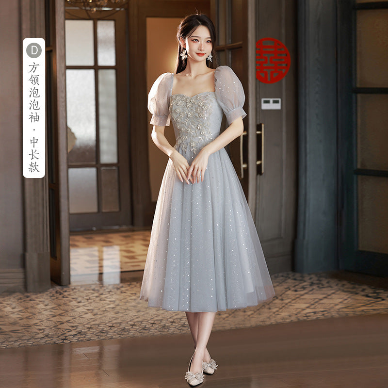 Bridesmaid Dresses New Fairy Sisterwear Dresses Skirt Slim Dress for Young Girls Dress BP2203