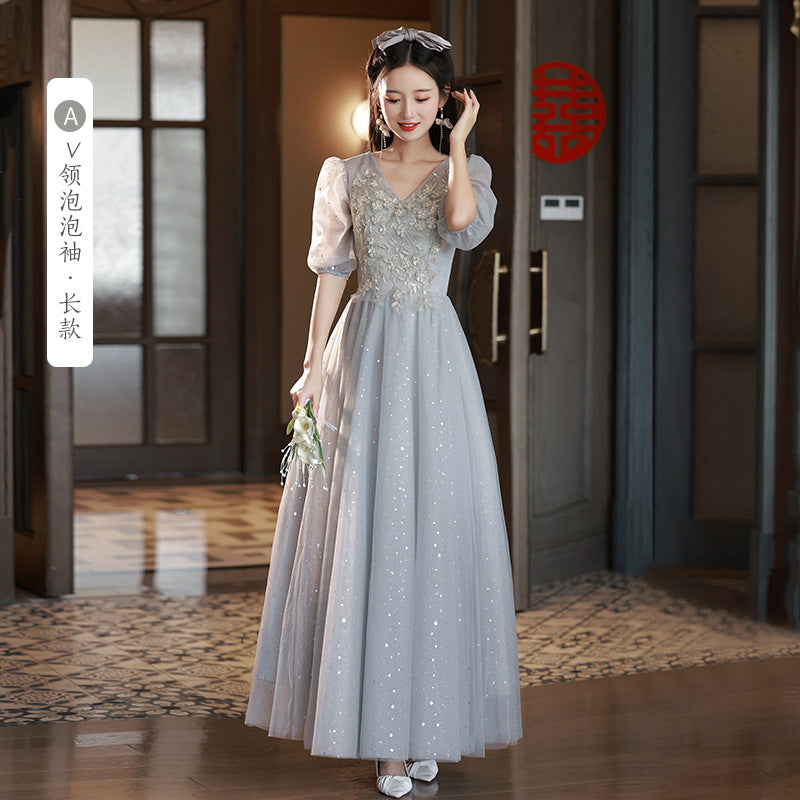 Bridesmaid Dresses New Fairy Sisterwear Dresses Skirt Slim Dress for Young Girls Dress BP2203