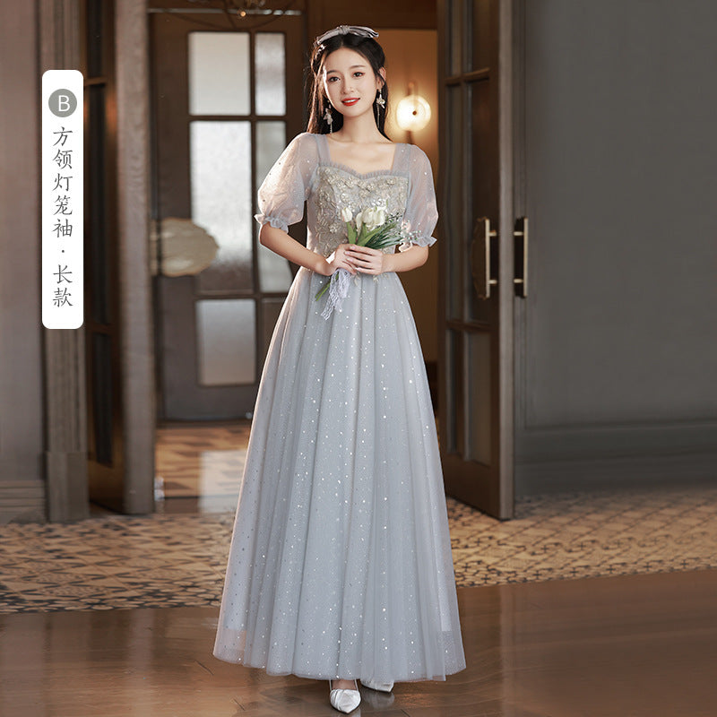 Bridesmaid Dresses New Fairy Sisterwear Dresses Skirt Slim Dress for Young Girls Dress BP2203