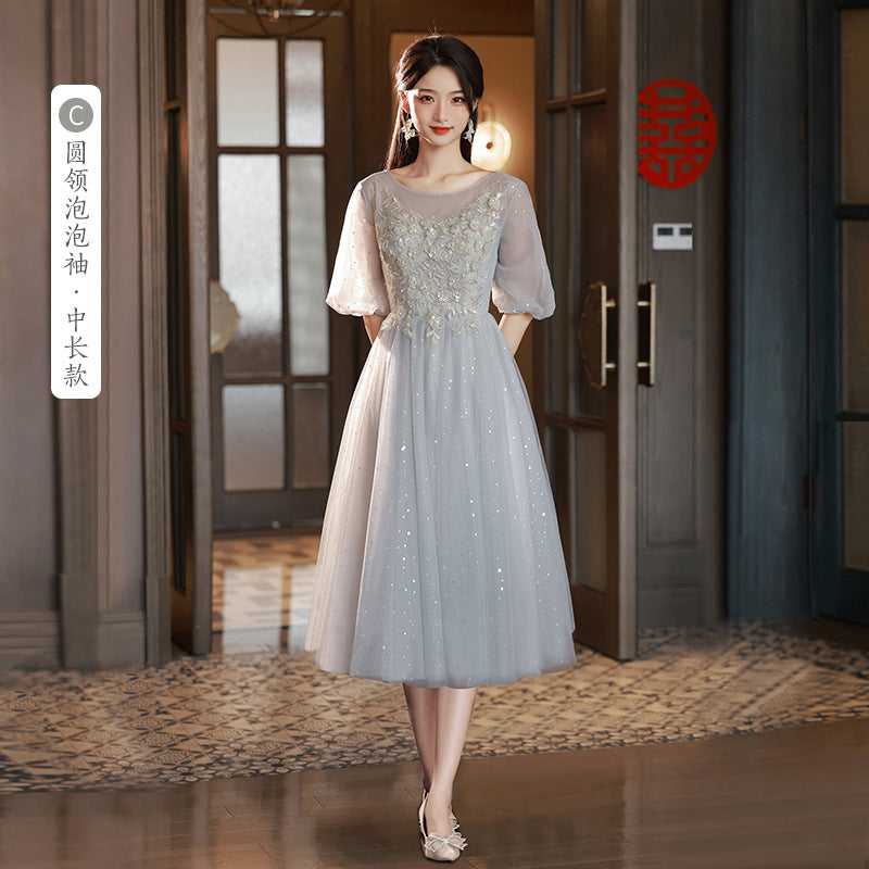 Bridesmaid Dresses New Fairy Sisterwear Dresses Skirt Slim Dress for Young Girls Dress BP2203