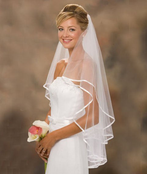 Bridal Veil Womens Simple Tulle Short Bachelorette Party Veil EWA009