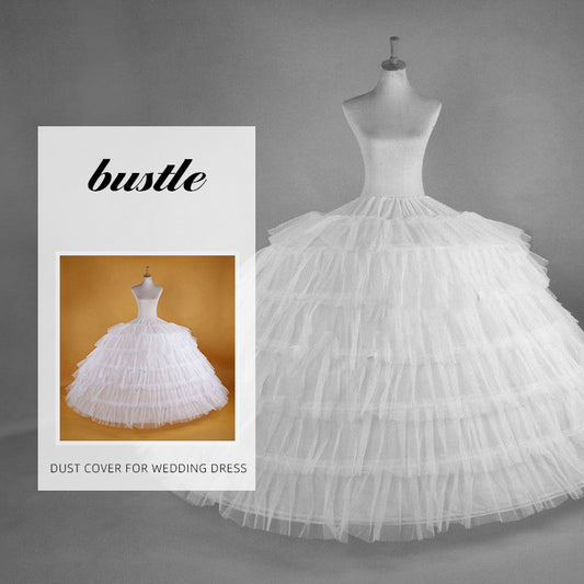 White Ball Gown Hoops Petticoat Underskirt Crinoline EWA093