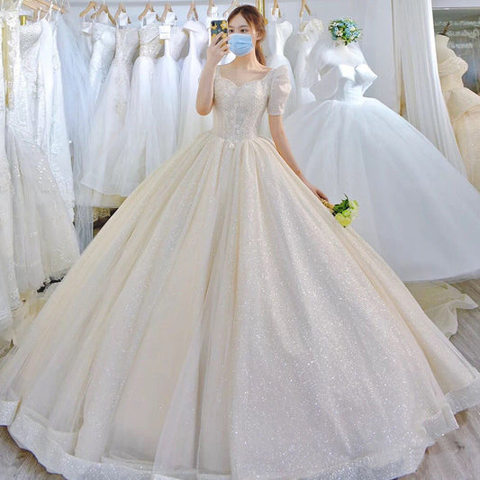 New French Bridal High-Fashion Ball Gown Wedding Dresses EWB4065