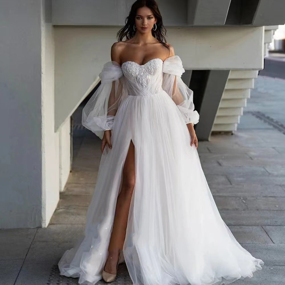 Women's Off-Shoulder Wedding Dresses for Bride EYB5021