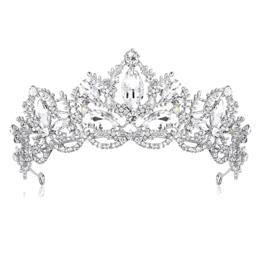 Crystal Bridal Crown Wedding Crown Ceremony Headdress YAC1000