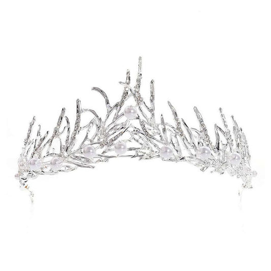 Crystal String Beads Crown Wedding Crowns YAC1049