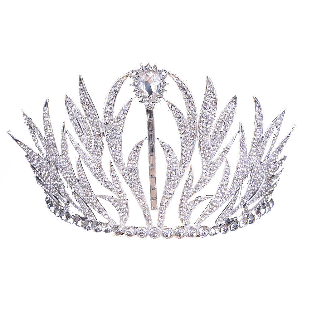 Rhinestone Crown Bridal Headwear YAC1050