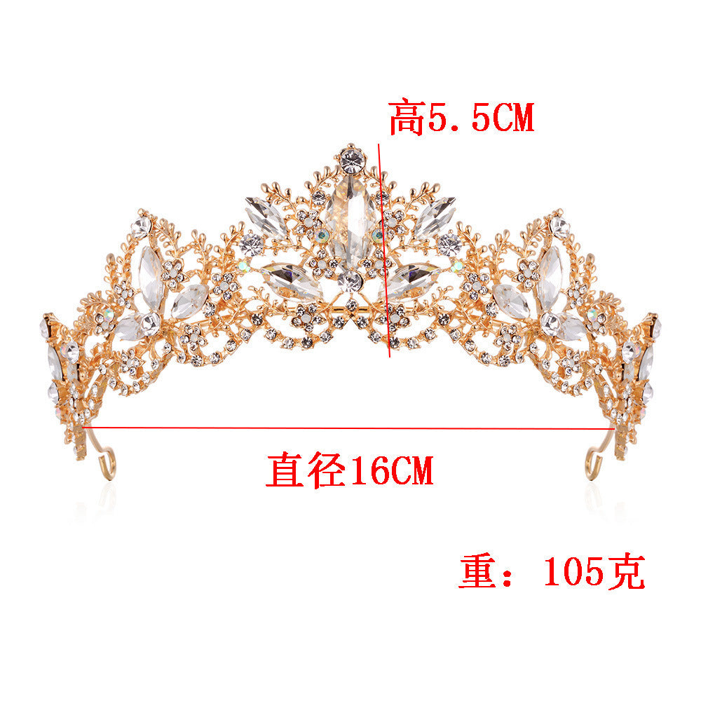 Wedding Tiaras for Women Crystal Tiara Princess Crown YAC1052