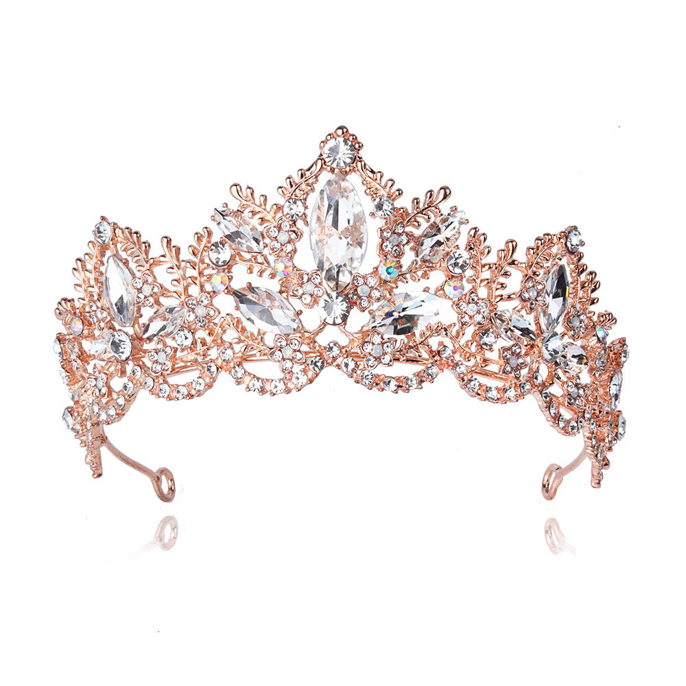 Wedding Tiaras for Women Crystal Tiara Princess Crown YAC1052