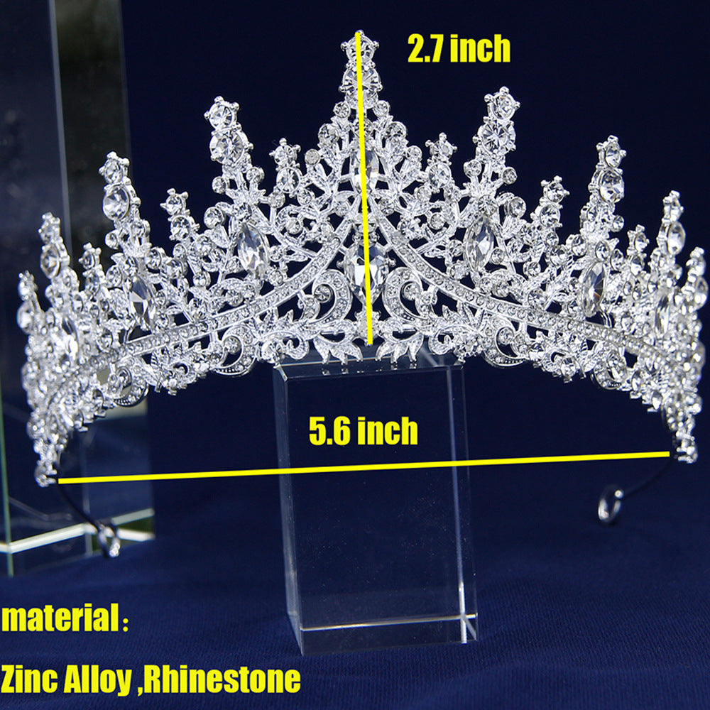 Crown Alloy Wedding Birthday Luxury Wedding With Crystal Headpiece Headwear YAC989