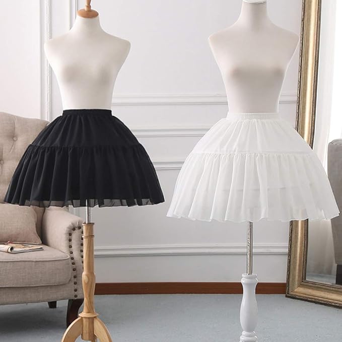 Costume Underskirt Frocks for Girls Waist Dress Petticoat Crinoline YAP1108