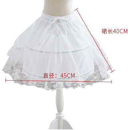 Gowns Skirts Mesh Child Fishbone Lining Petticoat Dress Hoops Girls for Wedding YAP1111