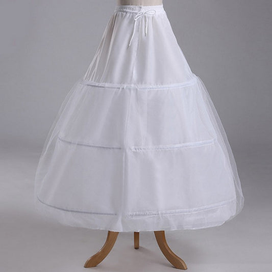 White Petticoat Enlarge Lolita Long Dress Bracing YAP1113