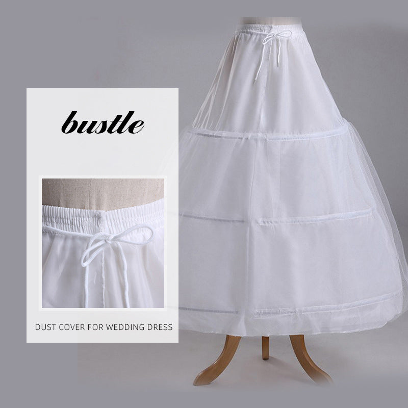 White Petticoat Enlarge Lolita Long Dress Bracing YAP1113