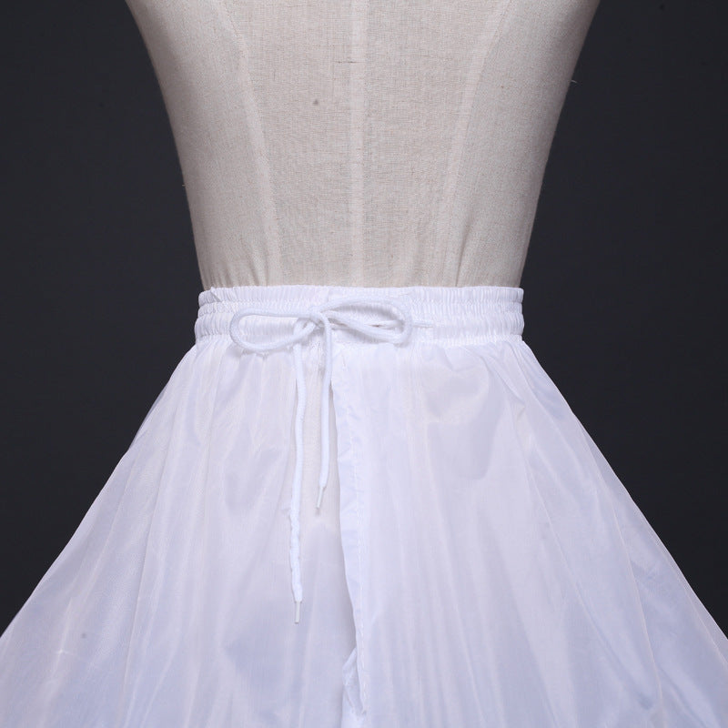 Women Polyester 1 Tiers 4Hoops Petticoats YAP1114