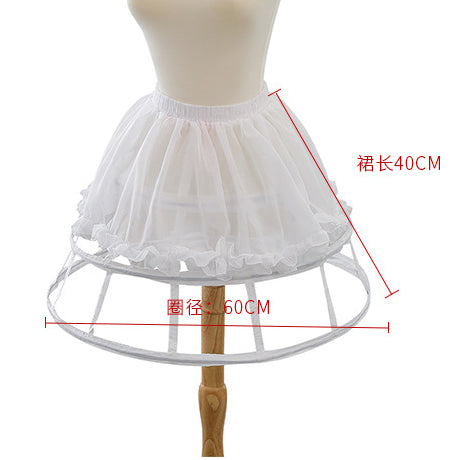 Lolita Crinoline Violence Fish Bone Bustle Lolita Four-Layer Bird Cage Underskirt YAP1115