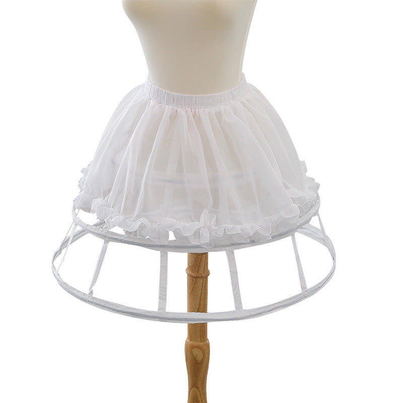 Lolita Crinoline Violence Fish Bone Bustle Lolita Four-Layer Bird Cage Underskirt YAP1115