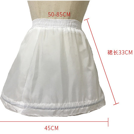 1 Hoop White Girls' Petticoats Children Slip Flower Girl Petticoat Little Kids Girls' Petticoat YAP1116