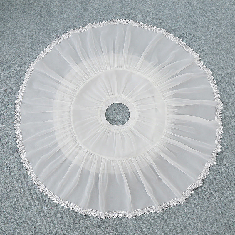 White Short Petticoats for Wedding Lolita Woman Girl Underskirt Crinoline Fluffy Pettycoat Hoop Skirt YAP1118