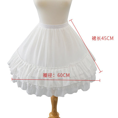 Lolita Crinoline Daily Spring and Summer Cool Fish Bone Bustle Violence Adjustable Carmen Lolita Skirt Lolita Dress YAP1123