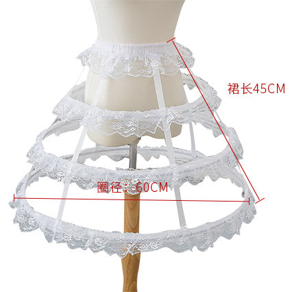 Lolita Crinoline Summer Cool Hollow Violence Fish Bone Bustle Daily Carmen Bird Cage Support YAP1124