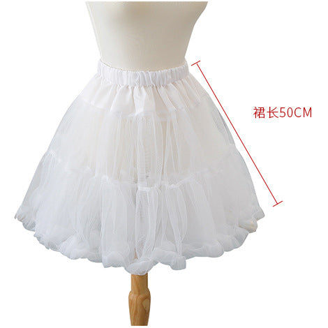 Crinoline Underskirt Petticoat A-line Short Length Slip for Women YAP1132