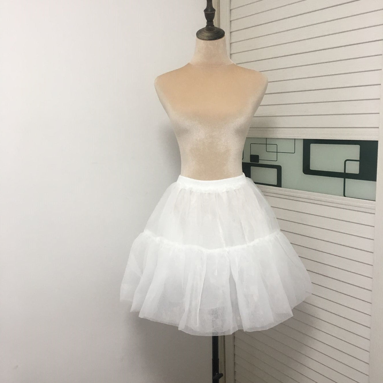 Women's Carnival Costume Tulle Skirt 50s Tutu Skirt Short Ballet Underskirt Petticoat Skirts YAP1134