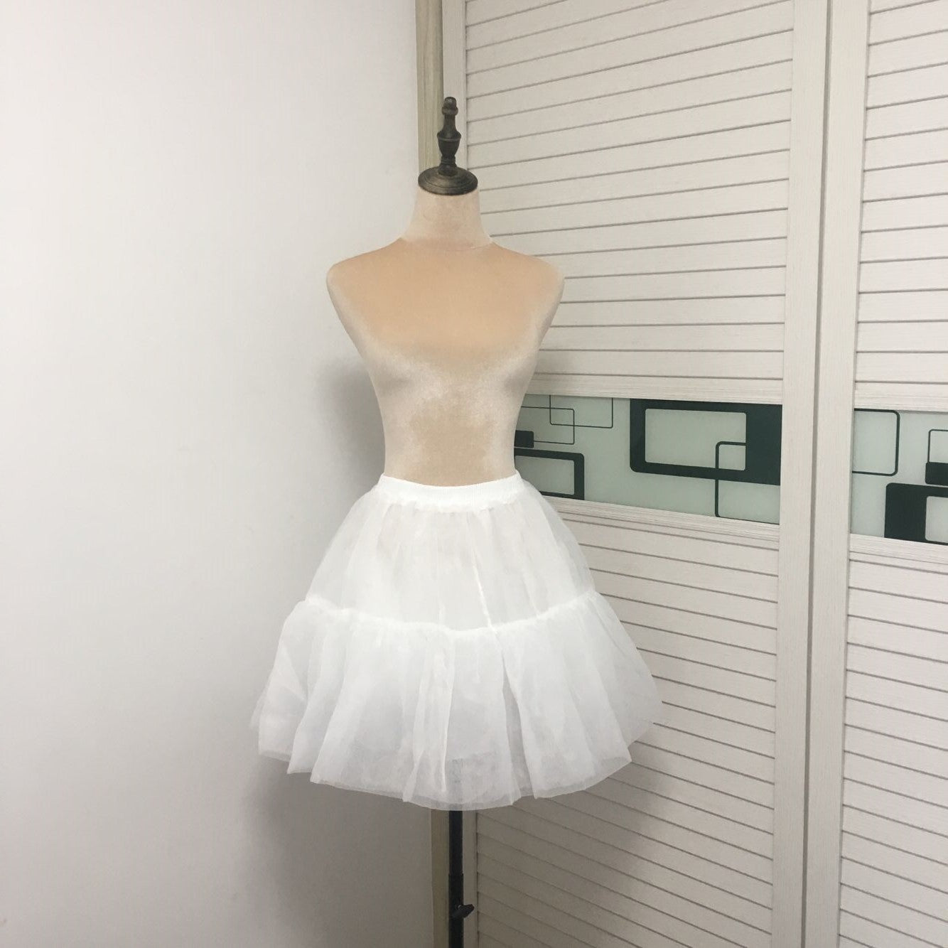 Women's Carnival Costume Tulle Skirt 50s Tutu Skirt Short Ballet Underskirt Petticoat Skirts YAP1134