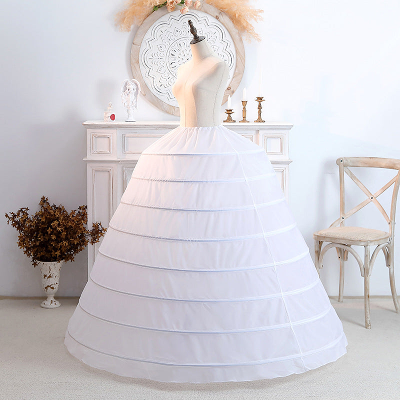 8 circles of super large wedding dress fish bone petticoat dress dress show petticoat bridal outsize super top lining petticoat YAP1137