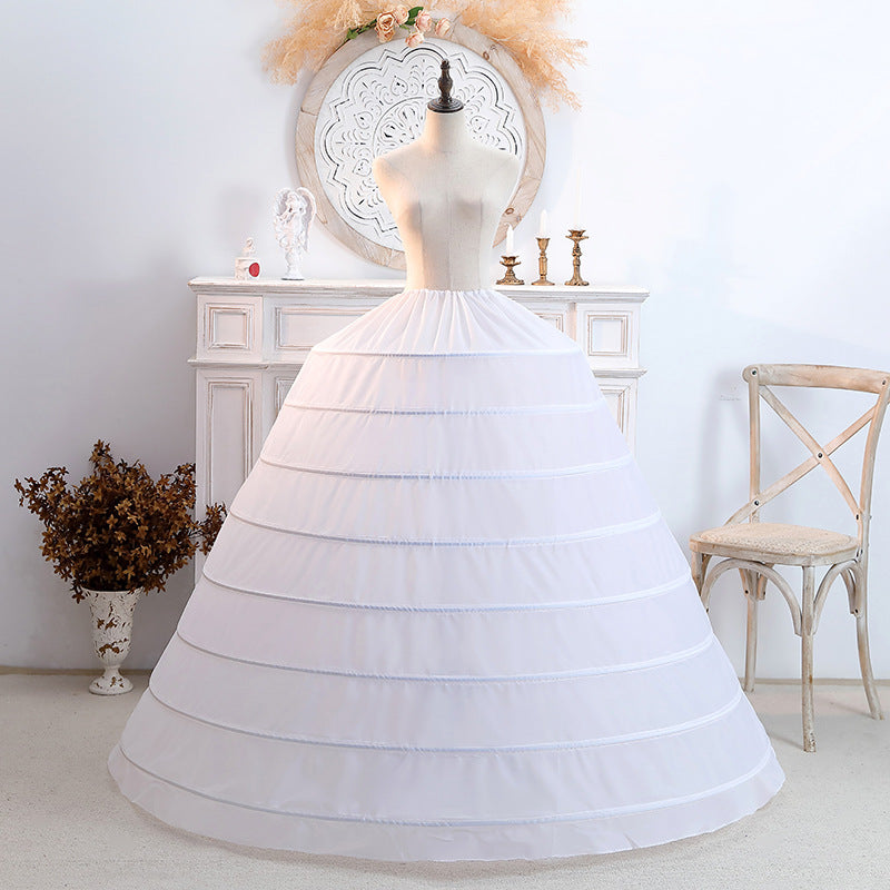 8 circles of super large wedding dress fish bone petticoat dress dress show petticoat bridal outsize super top lining petticoat YAP1137