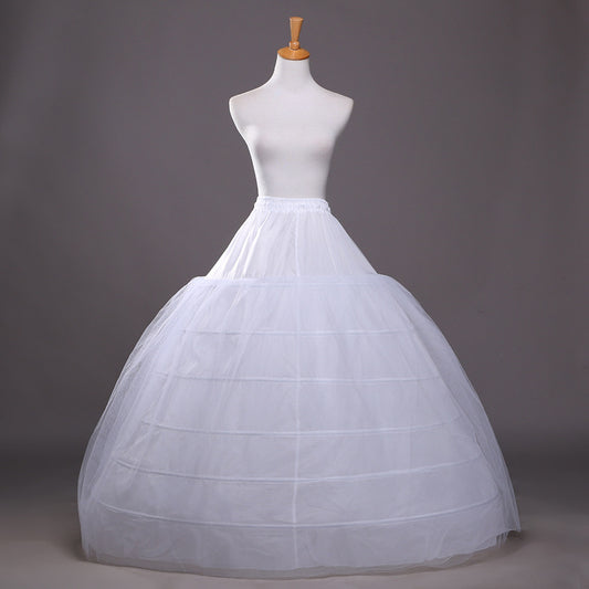 Women Bridal Underskirt Hoop A-Line Floor-Length Full Slip Petticoat for Wedding YAP1142