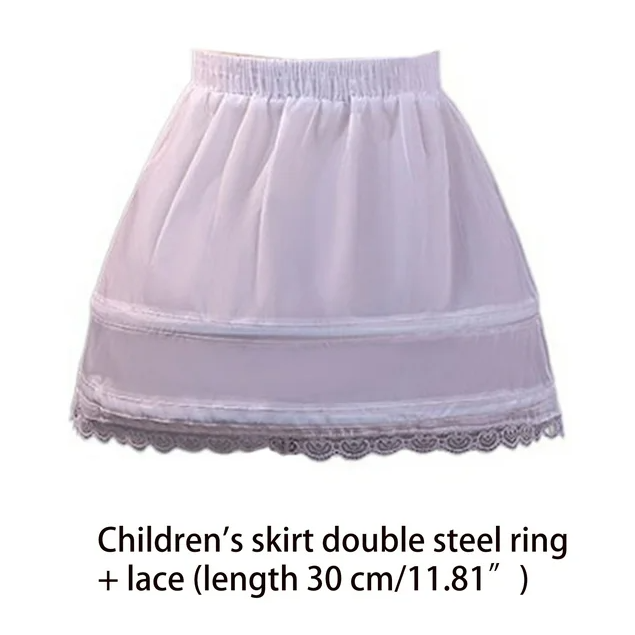 Crinoline Petticoat for Girls White Underskirt YAP1143