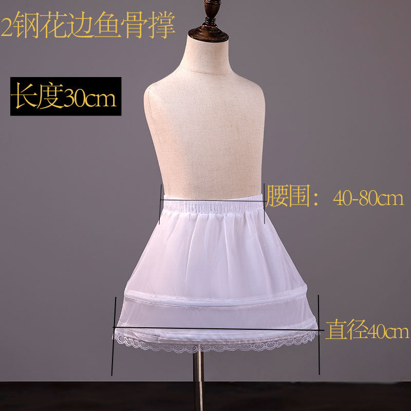 Crinoline Petticoat for Girls White Underskirt YAP1143