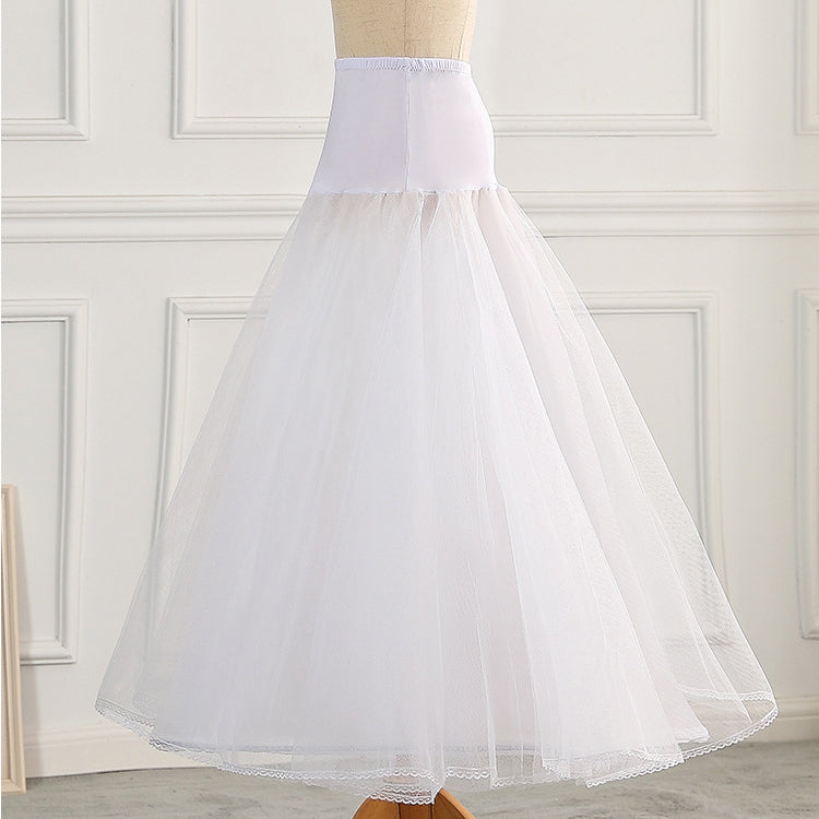 Women Daily Lolita Cosplay Halloween Jupon Crinoline Tutu A-line Fluffy Cancan Petticoat Under Bride Wedding Dress Underskirt YAP1146