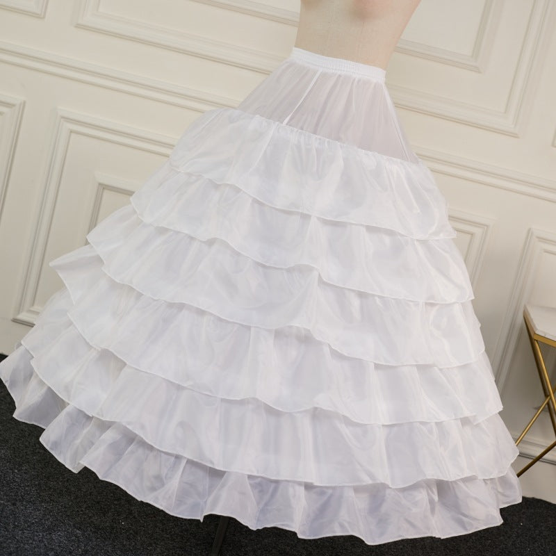 Women's 6-Hoop Ball Gown Wedding Petticoat Underskirt YAP1148