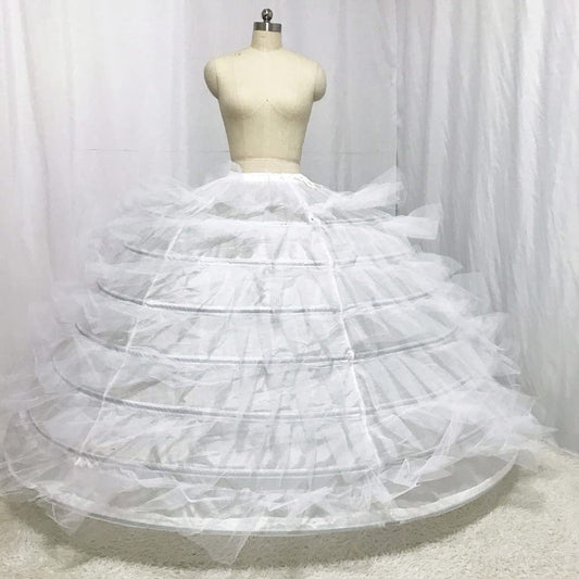 Petticoat with Hard Tulle Underskirt for Puffy Wedding Gown Dress YAP1149