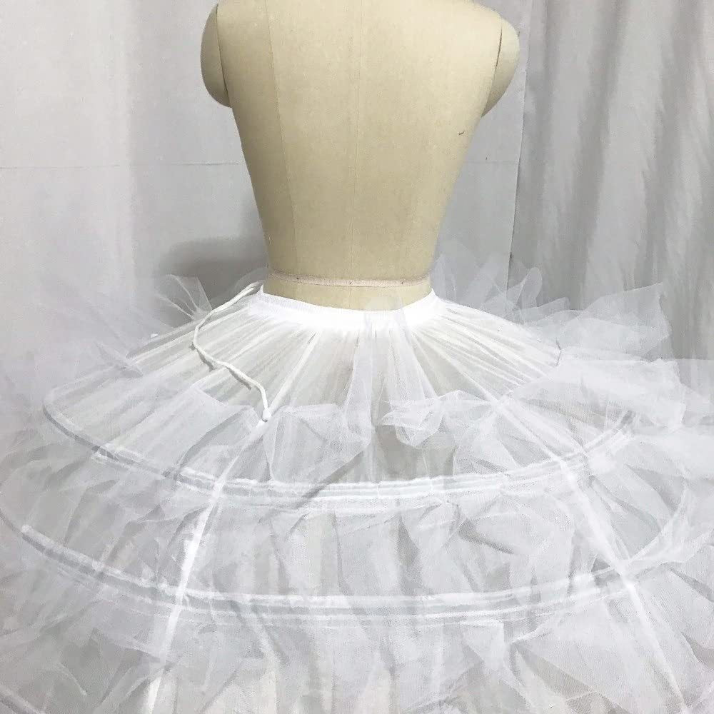 Petticoat with Hard Tulle Underskirt for Puffy Wedding Gown Dress YAP1149