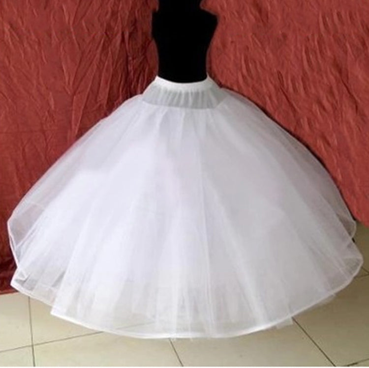 Ball Gown for No Rings 3 Layers Hard Tulle Puffy Wedding Petticoat crinoline Quinceanera Big Volume YAP1152