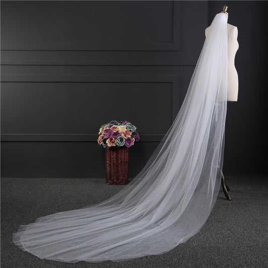 Wedding Veil One Layer Long Bridal Veil Wedding Accessories YAV1088